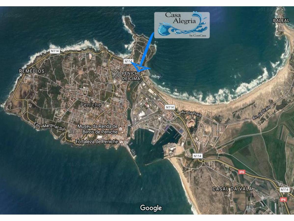 Casa Alegria By Cosycasa Praia Peniche Luaran gambar